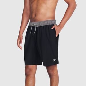 Speedo Men’s Black Swim Shorts UPF 50+ – Size M – New